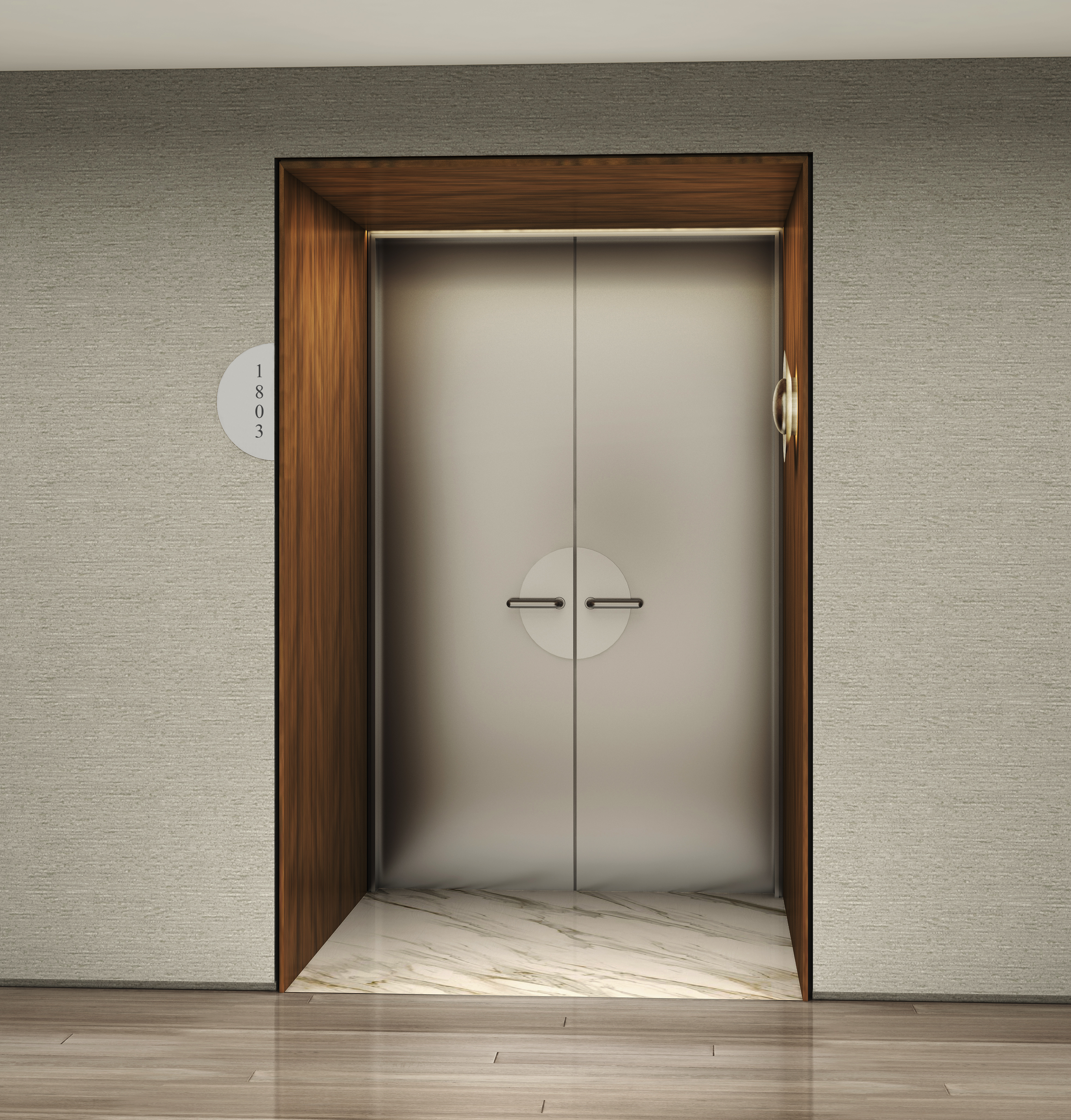 Bristol entryway after renovation rendering